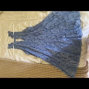 Light Blue Lace Dress